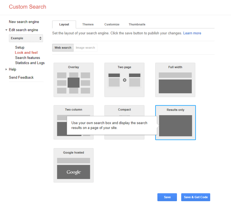 Create simple Search Form for Google Custom Search Engine - HoliThemes Blog
