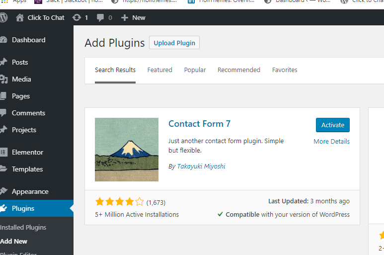 This is how the contact form 7 looks like in the WordPress repository!