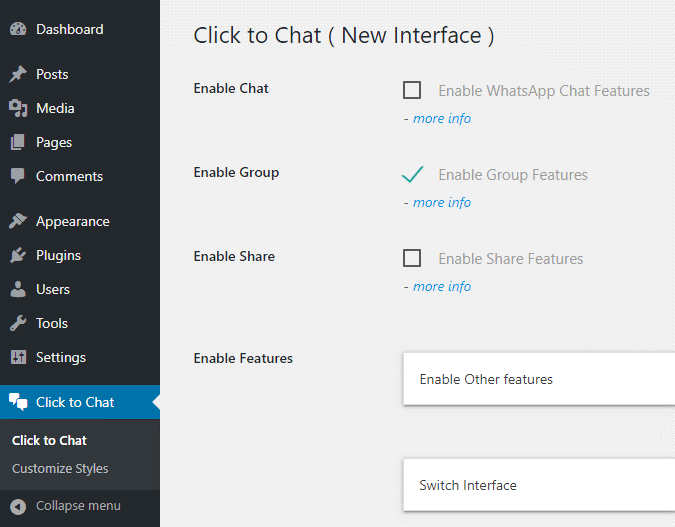 a simple whatsapp plugin can add group chat feature to a wordpress website 
