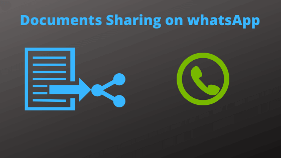 Now, You can share documents on whatsapp 