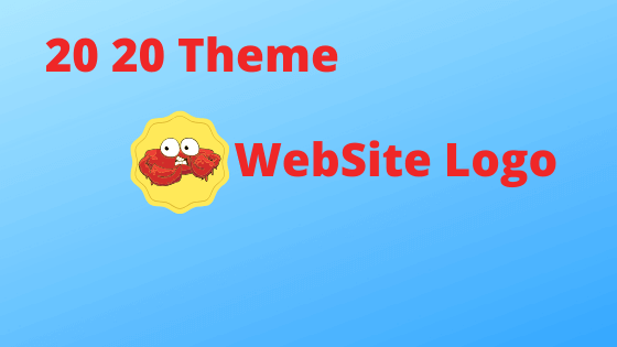 create a site identity with web site logo on 20 20 theme 