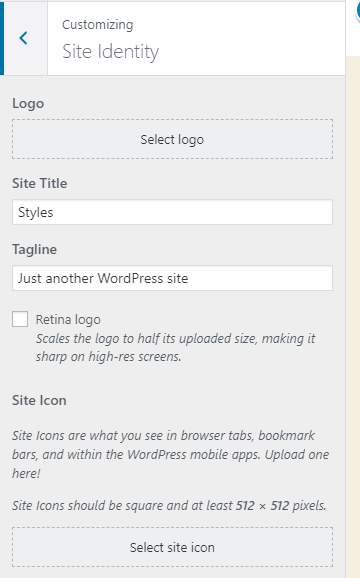 remove the 'just another wordpress site'and fill your own tagline 
