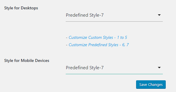 predefined style 7